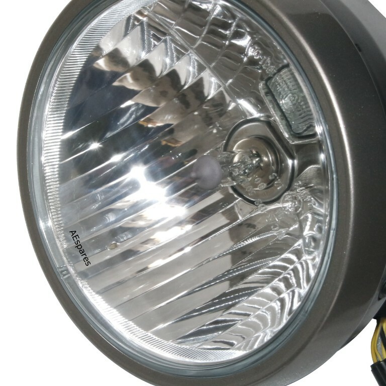 Head Lamp Headlight Assembly 7" W/ Bulb For Royal Enfield Himalayan 411cc 587358/C