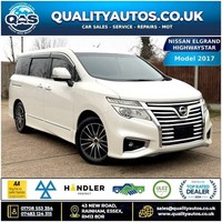 2017 Nissan Elgrand NISSAN ELGRAND HIGHWAYSTAR 2.5 AUTO PETROL 67-17 ULEZ 7 SEAT