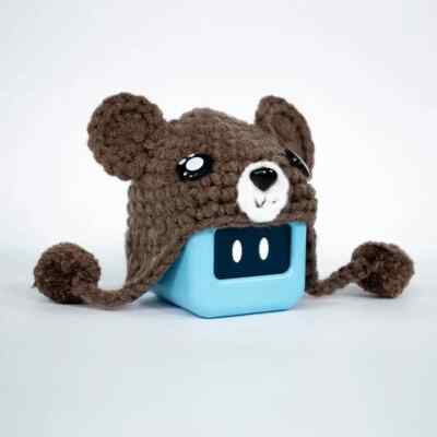 Ortomi Gen 4/ Gen 3 Beanie hat accessory. Teddy bear Ortomi hat, NO ORTOMI
