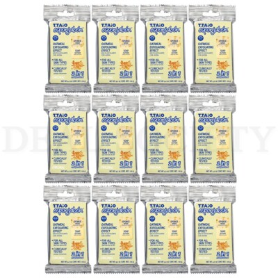 12 PACK - T. Taio Esponjabon Oatmeal Bar Soap-Sponge - 4.2 oz