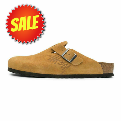 NEW Stussy Birkenstock Boston Clog Caramel Womens US Size 4 5 6 9 EU 35 36 37 40