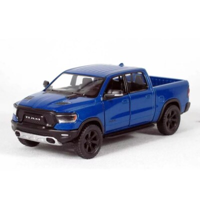 (5413)  5'' Die-cast: 2019 RAM 1500 Pickup Truck (BLUE) 1/46 Scale