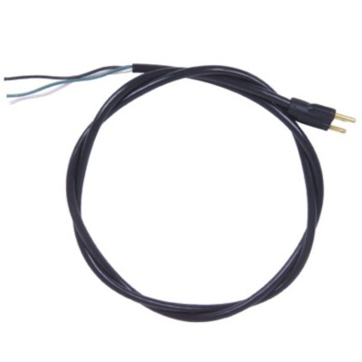 8ft Power Cord w/ 3 Prong Wire Connector Grounded 16AWG 3 Conductor AC