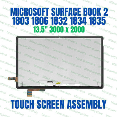 Microsoft Surface Book 2 1832 1806 Touch Screen Assembly 13.5'' LCD Display