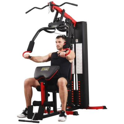 Multifunctional Home Gym System Full Body Workout Station 330lb Weight Workout