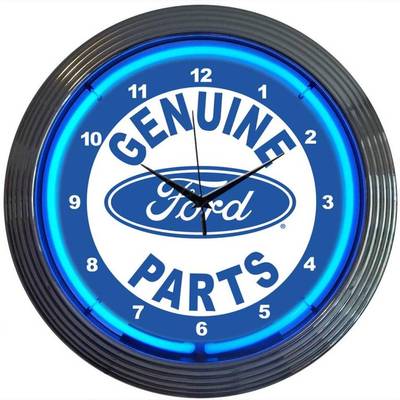 Genuine Ford Parts oval neon clock sign Wall lamp light V8 Man cave lamp OLP