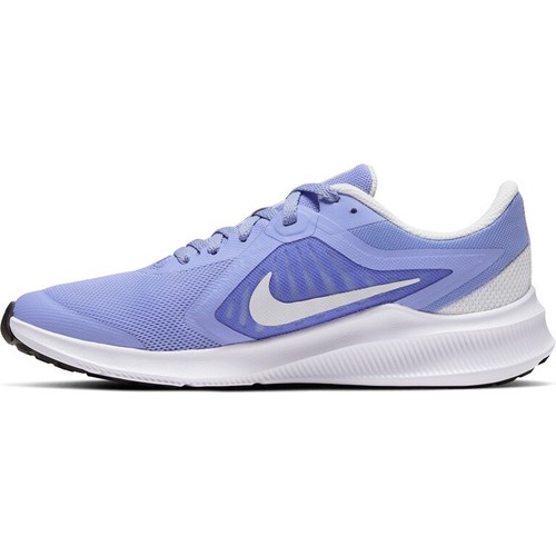 Nike Downshifter 10 GS Youth Kids Girls Спортивные кроссовки Школьные фиолетовые кроссовки #500