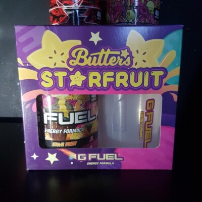 Butter's Star Fruit Gfuel Collector's Box  -  Sold Out G Fuel Energy