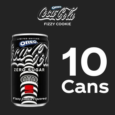 Coca-Cola  Zero Sugar OREO Limited Edition Creations  7.5 oz 10 Pack Mini Cans