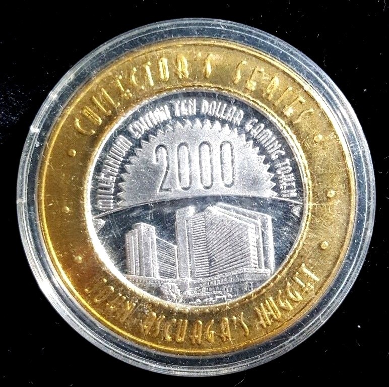 Nugget hotel and casino, Ten Dollar Gaming Token, .999 Silver