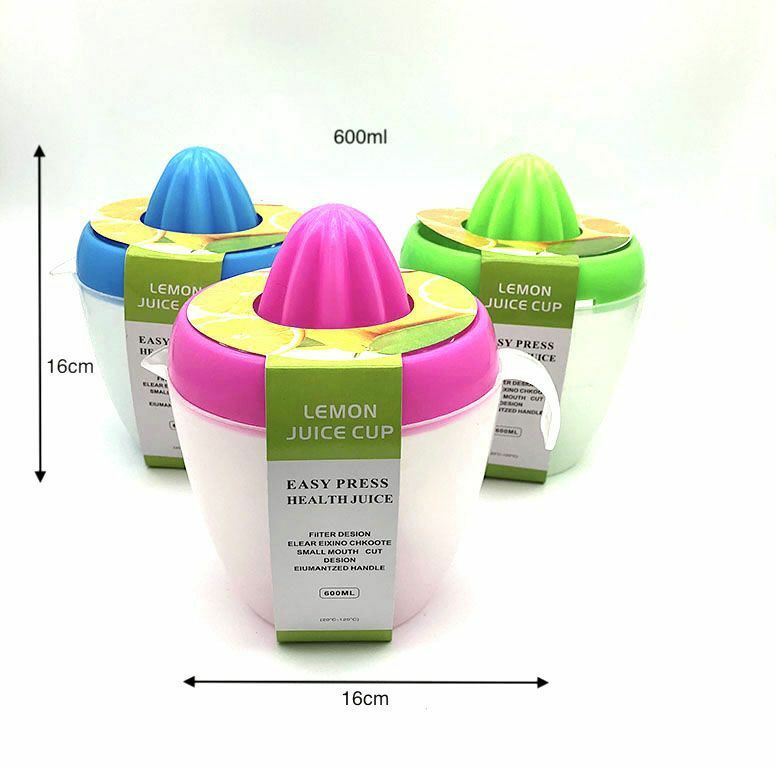 Spremiagrumi Spremi Agrumi Limone Arancia Succo Plastica Colorata 600ml hmj