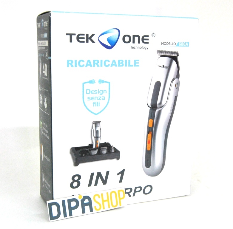 Rasoio TagliaCapelli TeKone 680A 8in1 Taglia Peli Naso Barba  Ricaricabile hsb