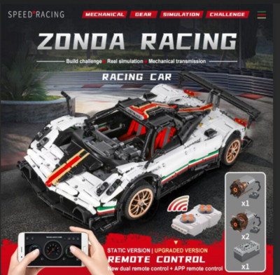 Pagoni Zonda R- RC Car, Mould King Model # 13060 MOC Set