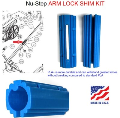 Nu-Step Arm Lock T4 or TRS-4000 New Pair MADE  IN  USA