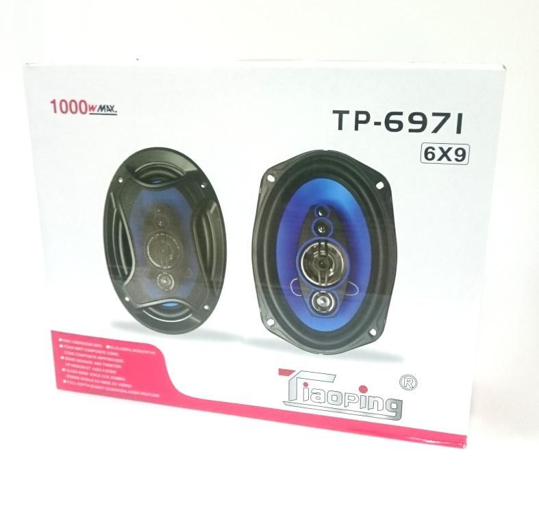 Coppia Casse Altoparlanti Speaker Tweeter Auto TP-6971 6x9 1000w Max hsb