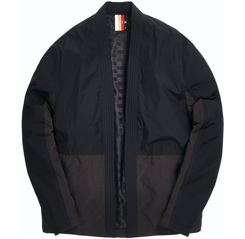 KITH Nylon Kimono Black Blazer Size XL | eBay