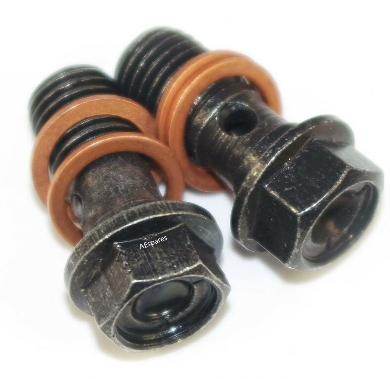 Fits Royal Enfield Classic 350 500 Brake Line Hose & Banjo Bolt Kit 