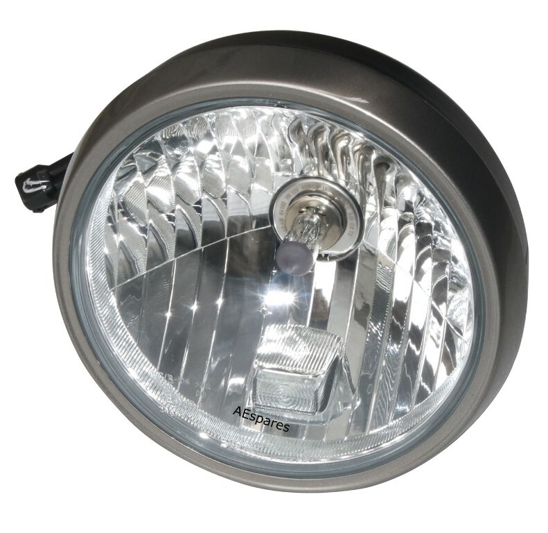 Head Lamp Headlight Assembly 7" W/ Bulb For Royal Enfield Himalayan 411cc 587358/C