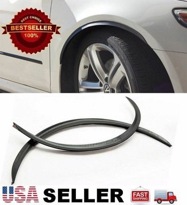 2 x 29'' Black Carbon Arch Wide Fender Flare Extension Protector Lip For   Mini