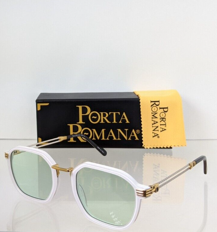 Pre-owned Porta Romana Authentic  Sunglasses Mod. 010 Col. 10a2 Vintage Frame In Green