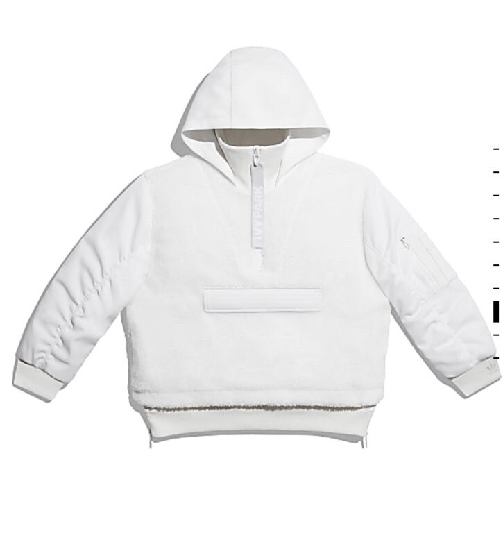 Adidas x Ivy Park Icy Park 1/2 Zip Sherpa Jacket White H18974