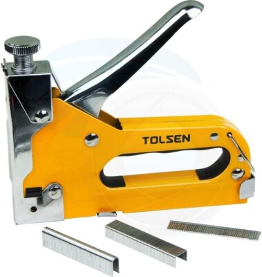 Heavy Duty Chrome 3 Way Stapler Staple Gun Nailer Crown U-Shape Nails