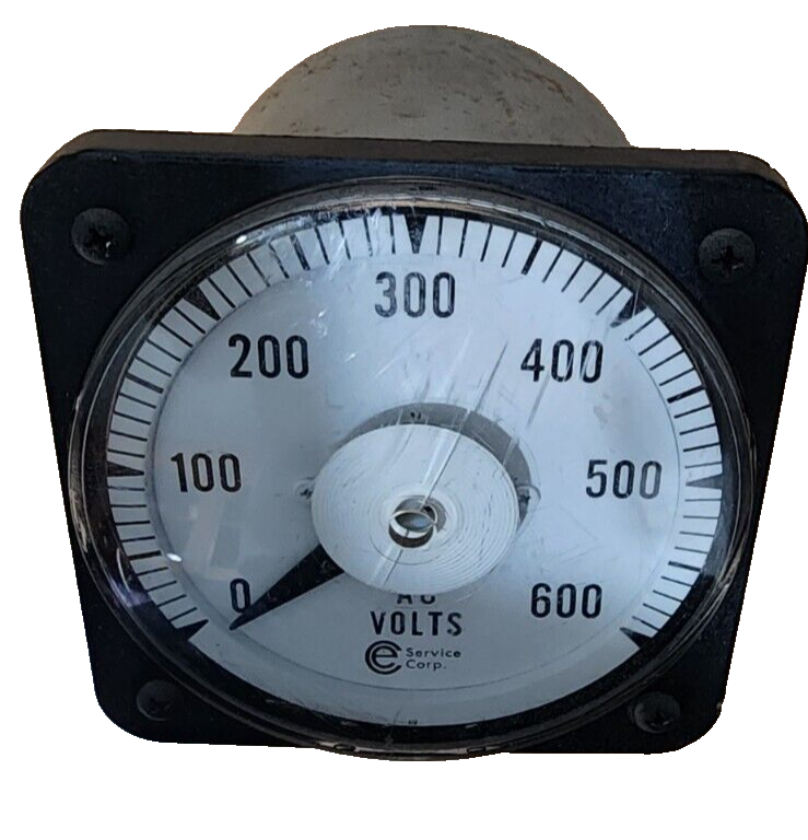 Yokogawa 103021SJSJ7MAX AB40 SWB 0-600 VOLT Analog Switchboard Meter