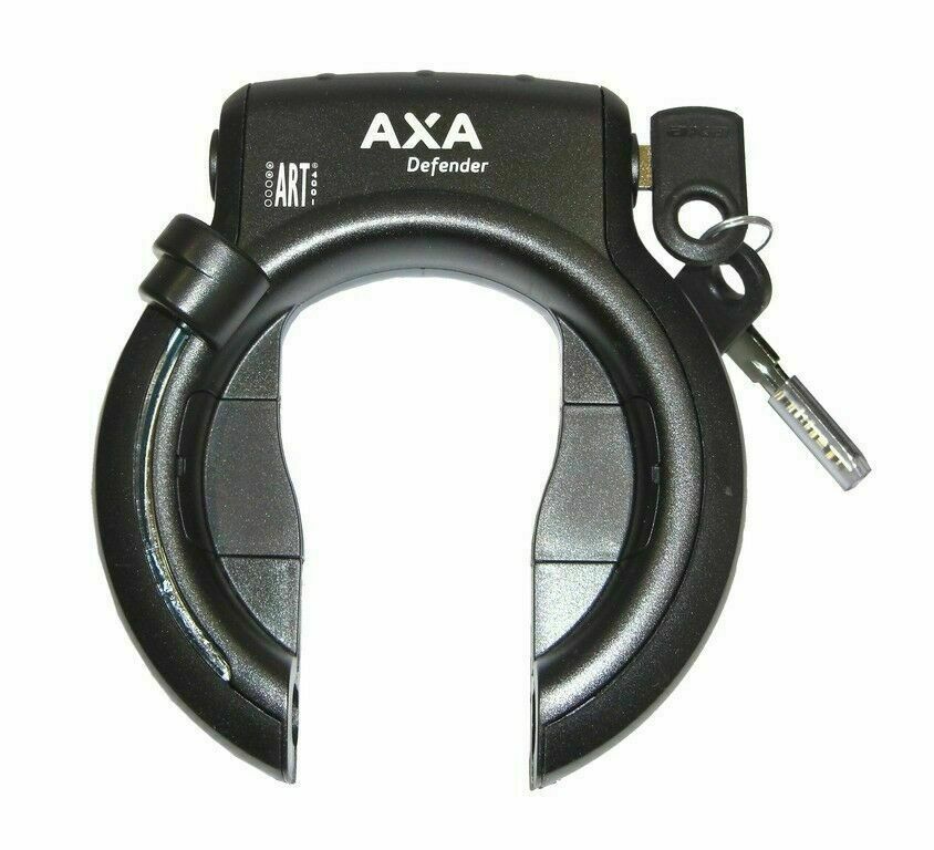 Rahmen Schloss   AXA DEFENDER  RL  Schwarz Fahrradschloss //NEU//