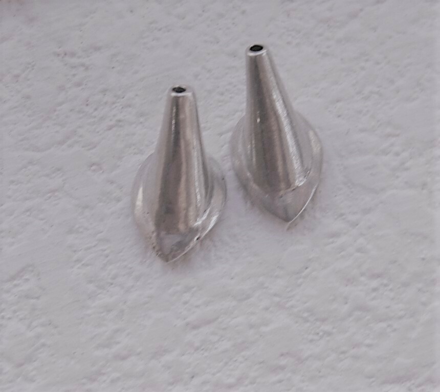 12 (6 pairs) Heavy Duty Sterling Silver Cone Ends