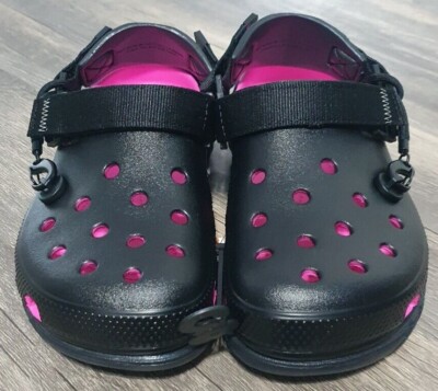 Post Malone x Crocs Duet Max Clog ll Size M7-W9 Black/Pink