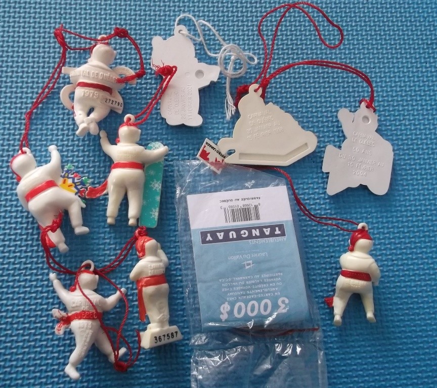 WHOLESALE LOT OF 10 EFFIGIE CARNAVAL DE QUÉBEC QUEBEC CARNIVAL EFFIGY # A566