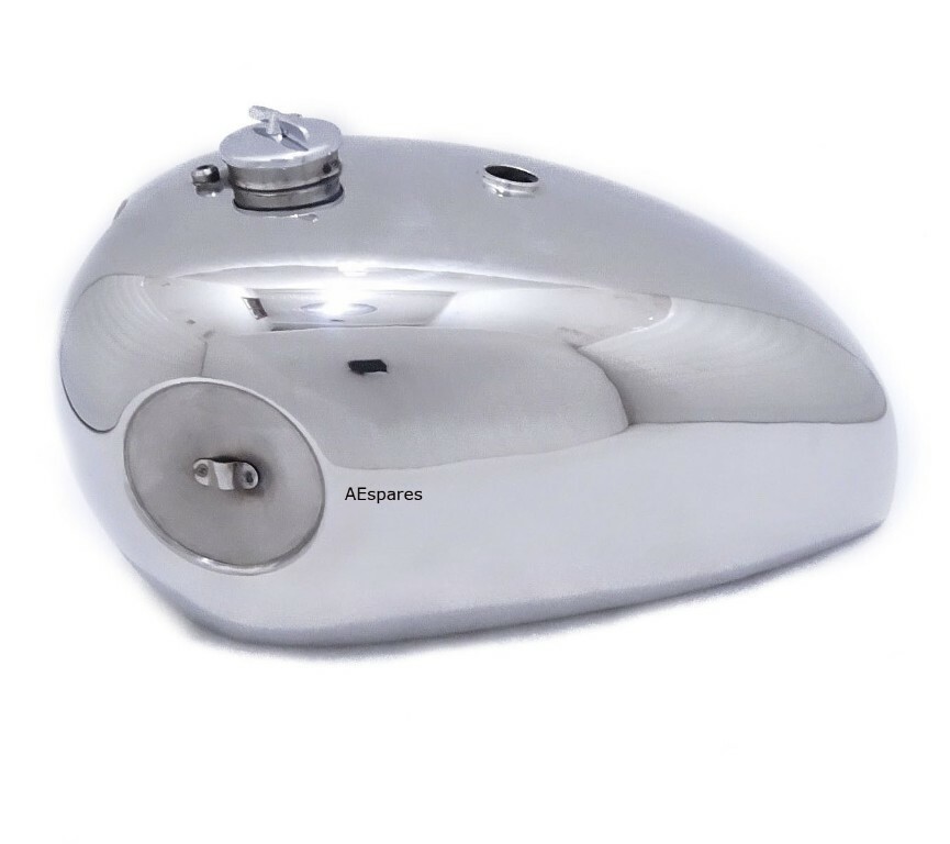 BSA Goldstar 4 Gallon Stainless Steel Petrol Fuel Tank With Filler Cap  