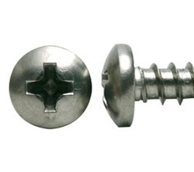 Pan Head Phillips Sheet Metal Screws Stainless Steel #10 x 3/4'' Qty-100