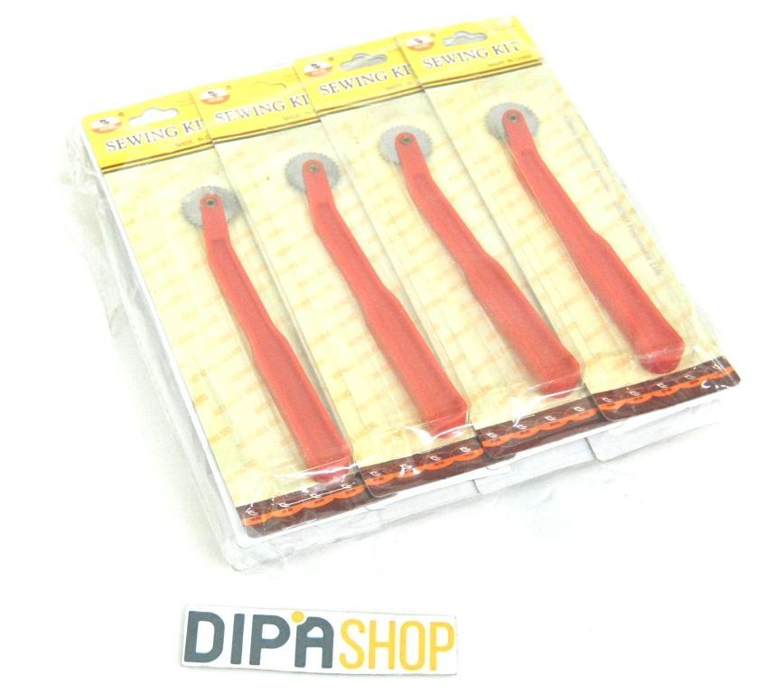 Set 12 Rotella Segna Stoffa Tessuti Con Dentini Sarto Cucito Sartoria moc