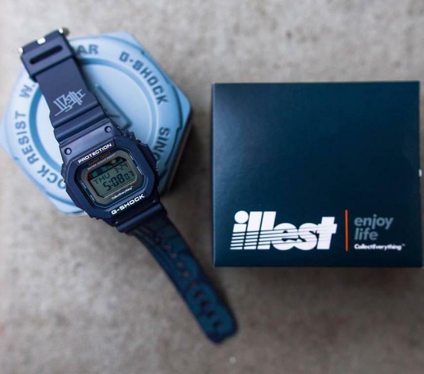 Pre-owned Casio G-shock X Illest Collaboration Limited Men's Watch Glx-5600fat3-2