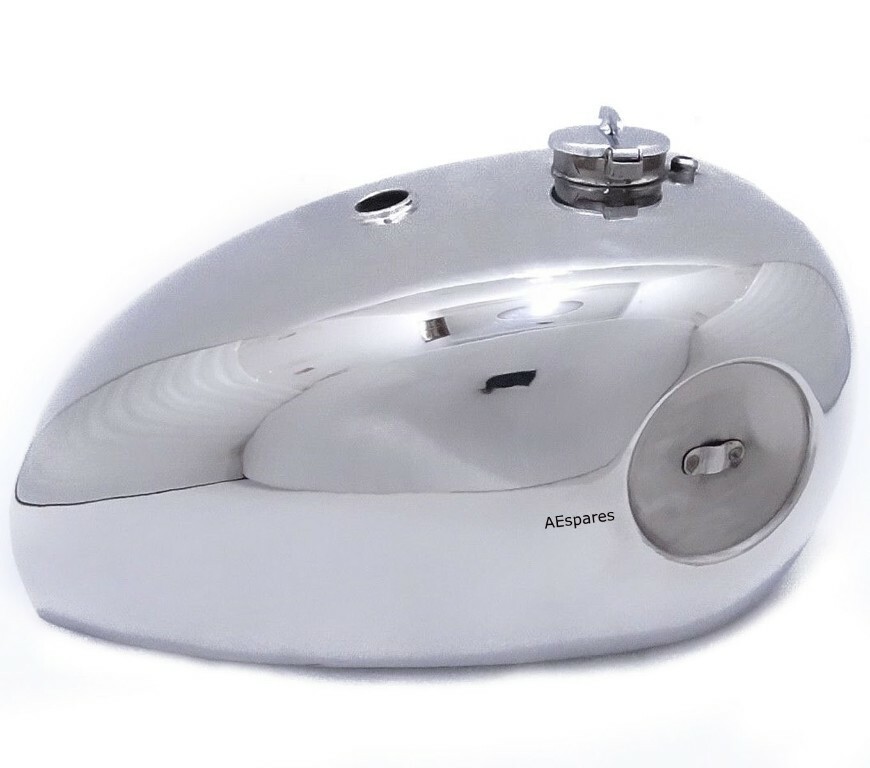 BSA Goldstar 4 Gallon Stainless Steel Petrol Fuel Tank With Filler Cap  