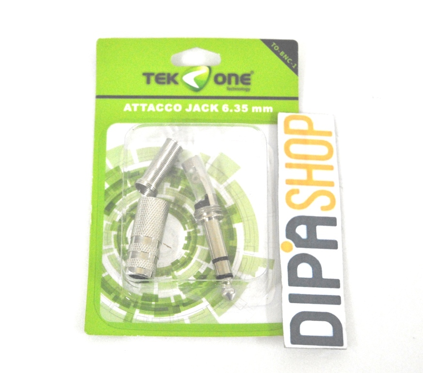 Attacco Jack 6,35mm TeKone TO-BNC-1 Adattatore hsb