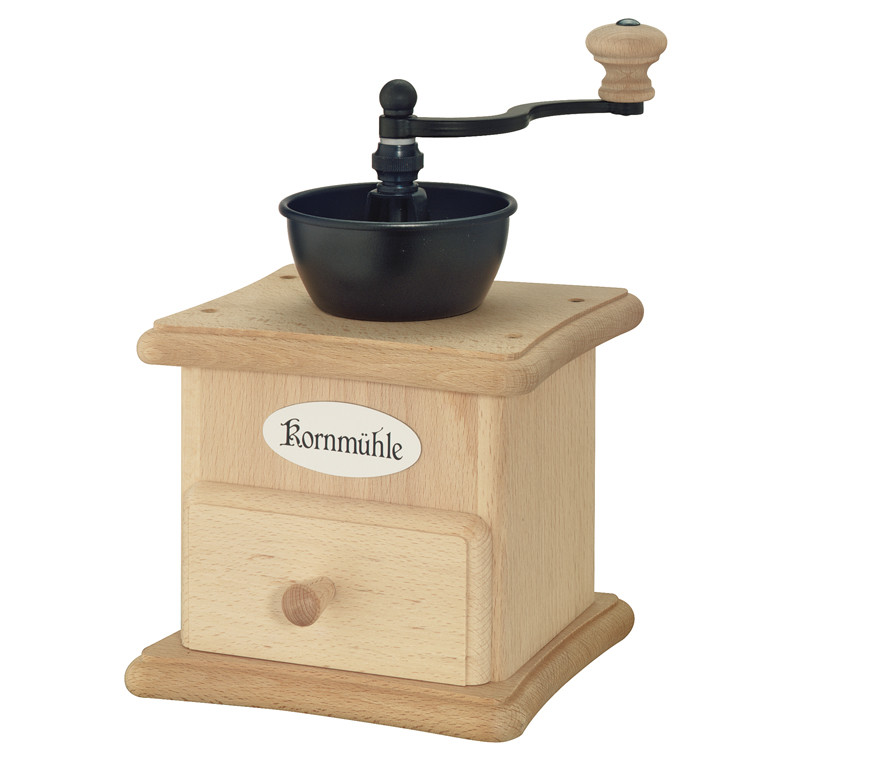 ZASSENHAUS manuelle Kornmühle Getreidemühle Schrotmühle Buche natur 042009