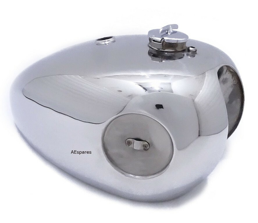 BSA Goldstar 4 Gallon Stainless Steel Petrol Fuel Tank With Filler Cap  