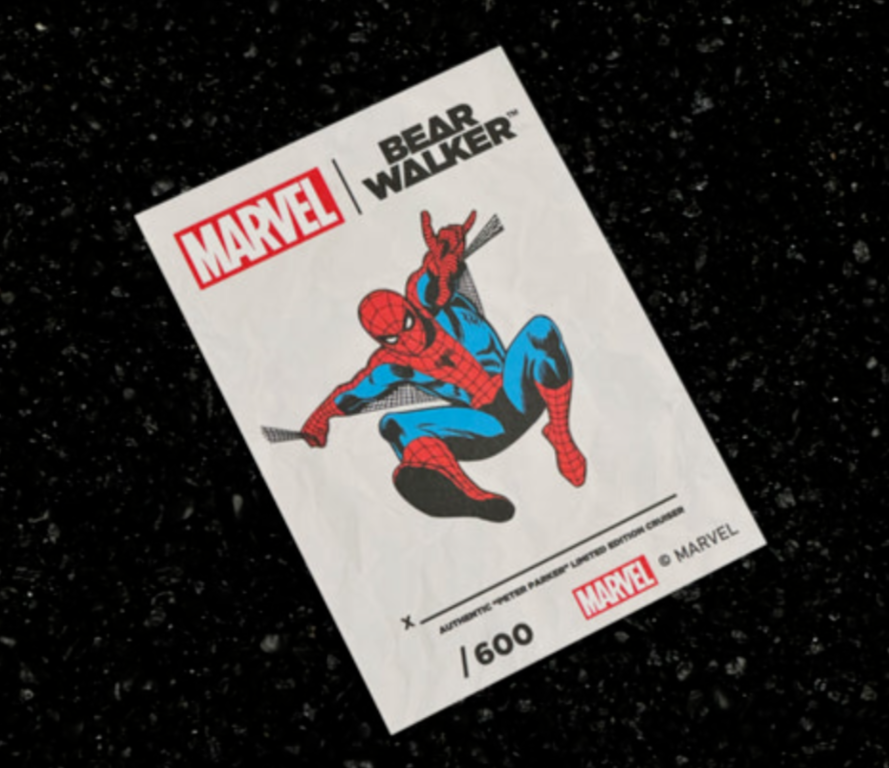 Bear Walker x Marvel Spider-Man "Peter Parker" Skateboard Deck *Only 600 Made*