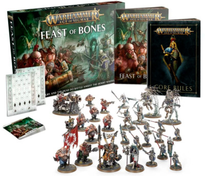 Warhammer Age of Sigmar Feast of Bones - Board Game- ENGLISH NEW