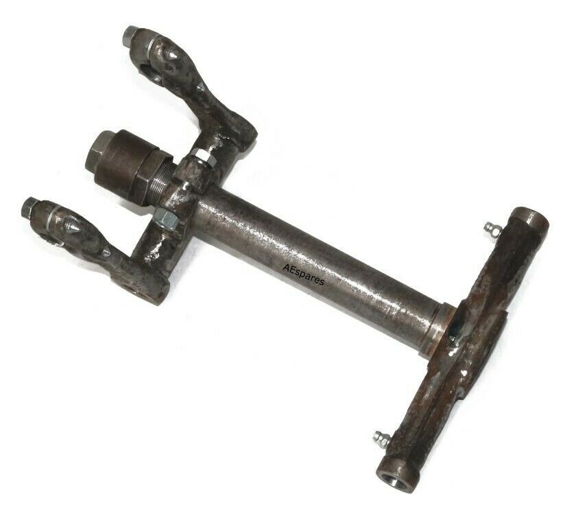 BSA M20 M21 Girder Fork Yoke Handlebar Mount T Bar Raw  Steel 