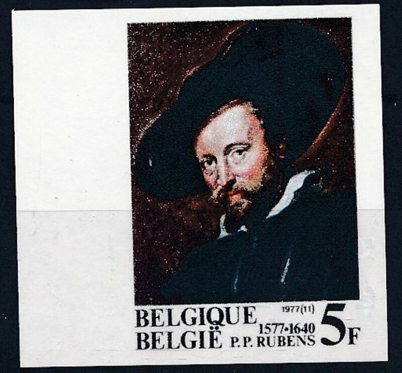 [BIN1487] Belgium 1977 Painting good stamp very fine MNH imperf