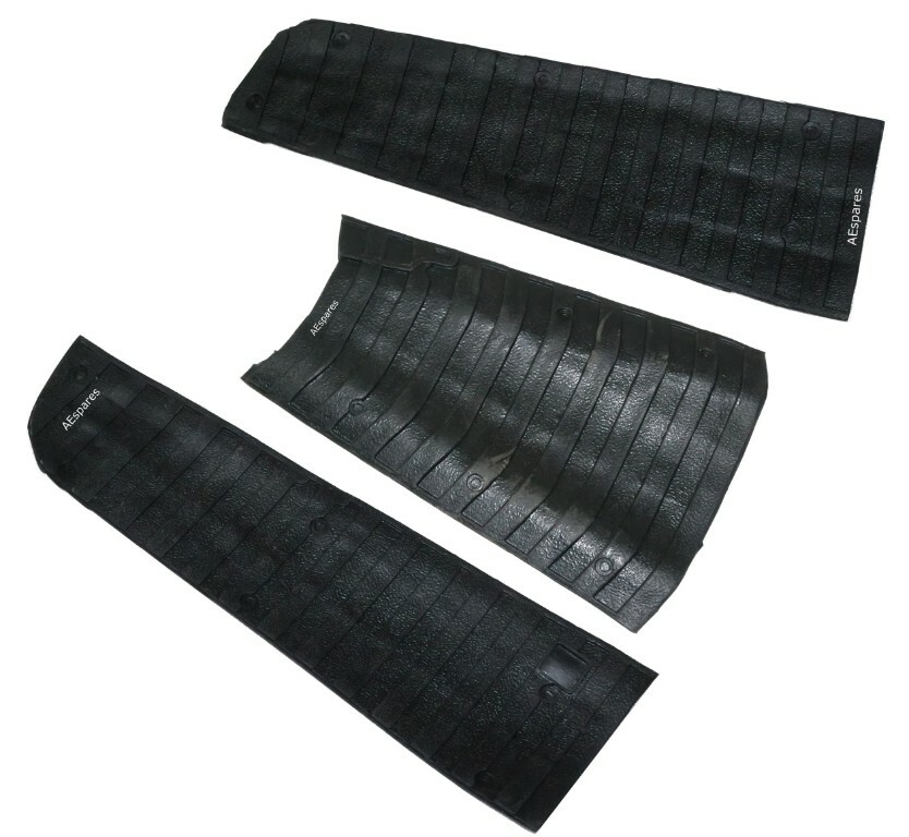 Rubber Floor Mat RH LH & Center Foot Mat Strips For Bajaj Classic Scooters  