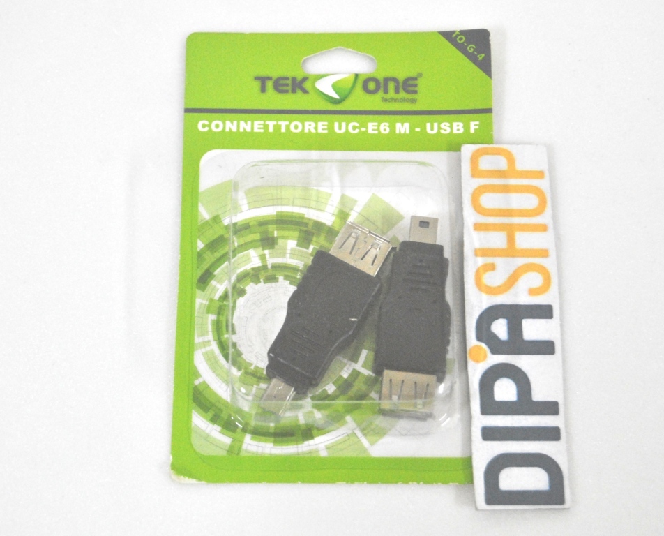 Set 2 Adattatori TeKone TO-G-4 Convertitore UC-6 Maschio - Usb Femmina hsb