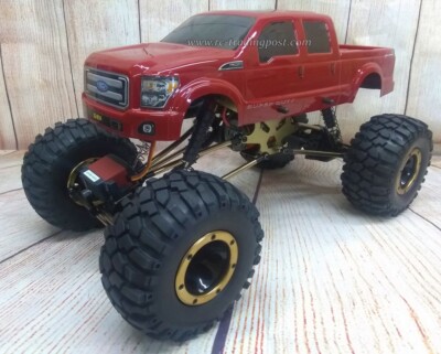 Custom Painted Ford F-250 2011 4X4 RC Rock Crawler RTR Waterproof 2.4 Radio