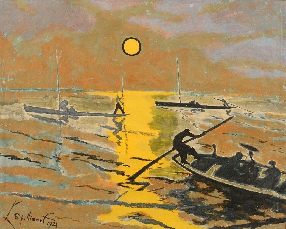 Léon Spilliaert Seawall and Beach, Chalet Royal and Ostend Galleries (1908