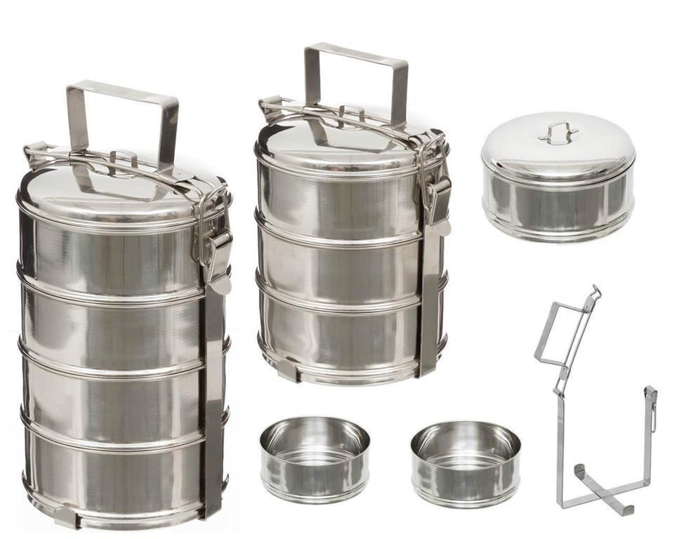 4l Speisebehälter Edelstahl Essensbehälter Kochgeschirr Camping Bundeswehr 16 cm