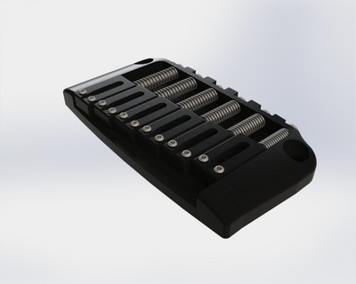 Brandnew Hipshot 6 String replacement black bridge for Ibanez gibraltar guitar