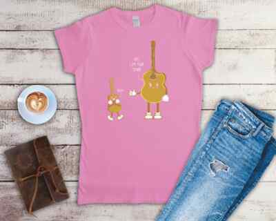 Uke, I'm Your Father Funny Ukelele Ladies T Shirt Sizes Small-2XL